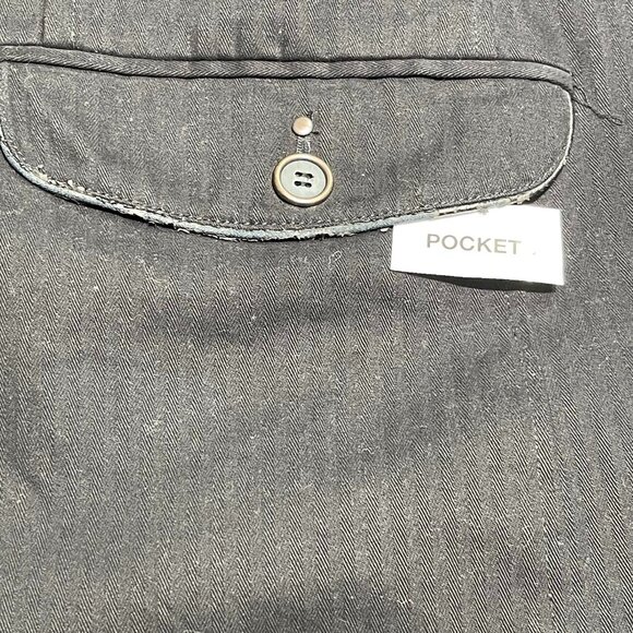 GRIND By Coffeeshop Mens Jacket Sports Coat Size‎ XXL Black Pinstripe Trandy - Picture 14 of 16